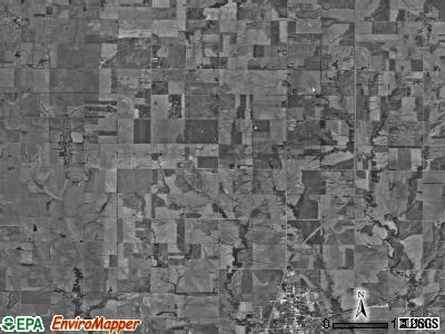 Freedom township, Kansas satellite photo by USGS