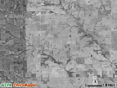 Capioma township, Kansas satellite photo by USGS