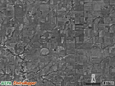 Linn township, Kansas satellite photo by USGS