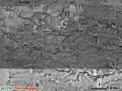 Lone Tree township, Kansas satellite photo by USGS