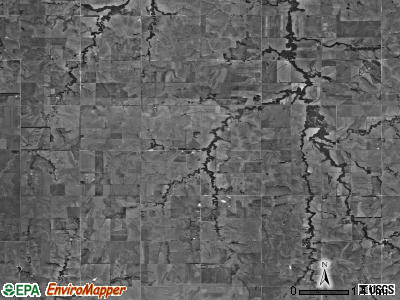 Arion township, Kansas satellite photo by USGS