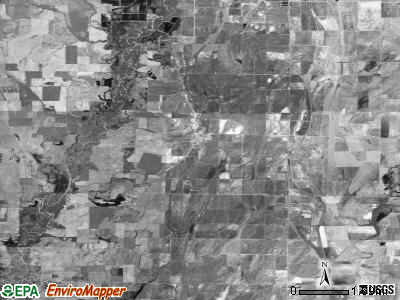 Cow Lake township, Arkansas satellite photo by USGS