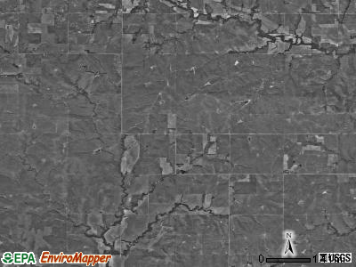 Durham township, Kansas satellite photo by USGS