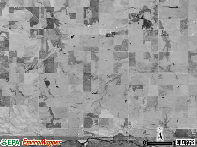 Madison township, Kansas satellite photo by USGS