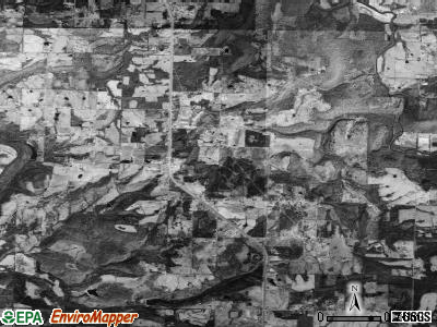 Velvet Ridge township, Arkansas satellite photo by USGS