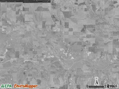 Jerome township, Kansas satellite photo by USGS