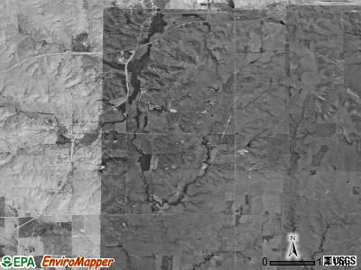 Garfield township, Kansas satellite photo by USGS