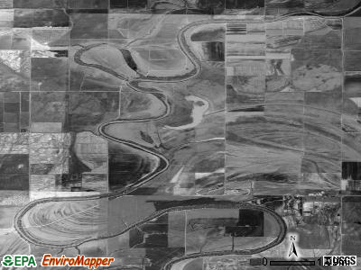 Twist township, Arkansas satellite photo by USGS