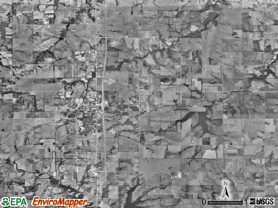 Ridgeway township, Kansas satellite photo by USGS