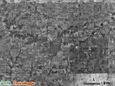 Palmyra township, Kansas satellite photo by USGS