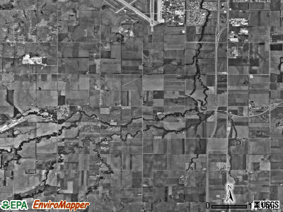 Smolan township, Kansas satellite photo by USGS