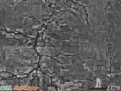Gypsum Creek township, Kansas satellite photo by USGS