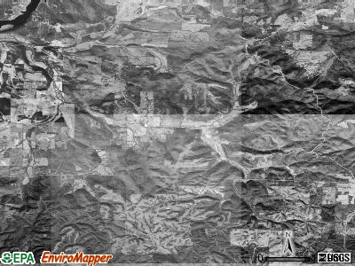 Sugarloaf township, Arkansas satellite photo by USGS