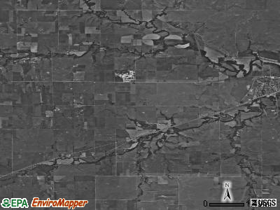 Fairplay township, Kansas satellite photo by USGS