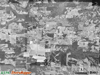 Albion township, Arkansas satellite photo by USGS