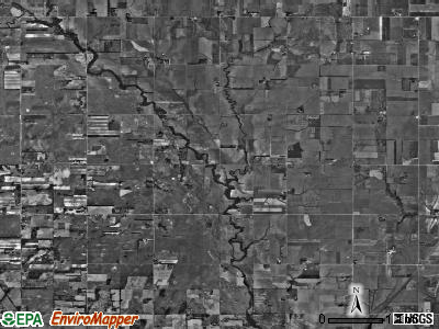 Little Valley township, Kansas satellite photo by USGS