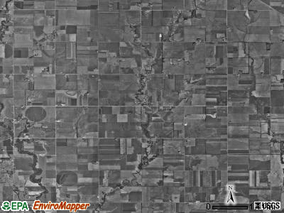 Garden township, Kansas satellite photo by USGS