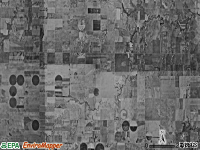 Royal township, Kansas satellite photo by USGS
