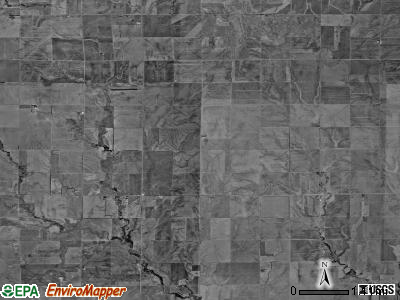 Morris township, Kansas satellite photo by USGS