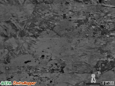 Adams township, Michigan satellite photo by USGS
