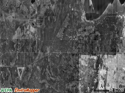 Superior township, Michigan satellite photo by USGS
