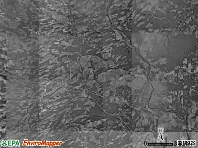 Wells township, Michigan satellite photo by USGS
