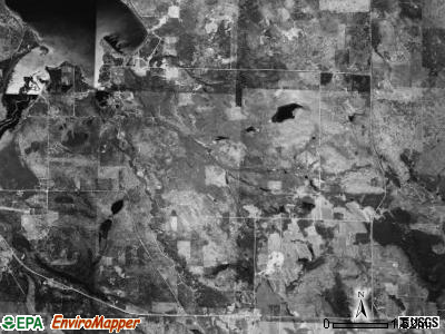 Koehler township, Michigan satellite photo by USGS