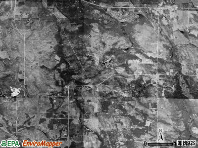 Ellis township, Michigan satellite photo by USGS