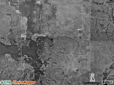 Chandler township, Michigan satellite photo by USGS