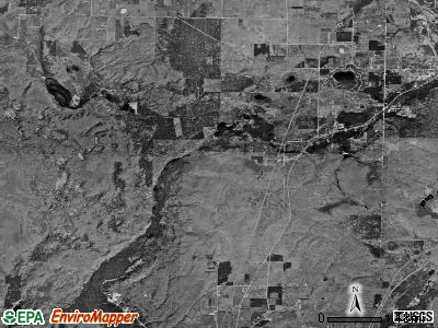 Wilmot township, Michigan satellite photo by USGS