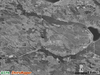 Wilson township, Michigan satellite photo by USGS