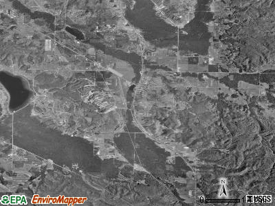 Boyne Valley township, Michigan satellite photo by USGS