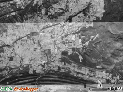 Reveilee township, Arkansas satellite photo by USGS