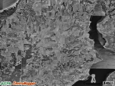 Centerville township, Michigan satellite photo by USGS