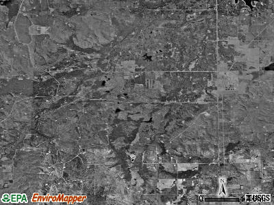 Loud township, Michigan satellite photo by USGS