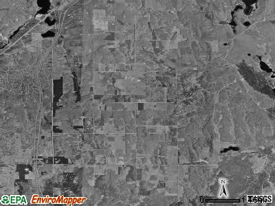Maple Forest township, Michigan satellite photo by USGS