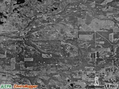 Union township, Michigan satellite photo by USGS