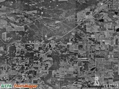 Boardman township, Michigan satellite photo by USGS