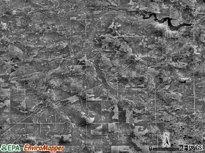 Big Creek township, Michigan satellite photo by USGS