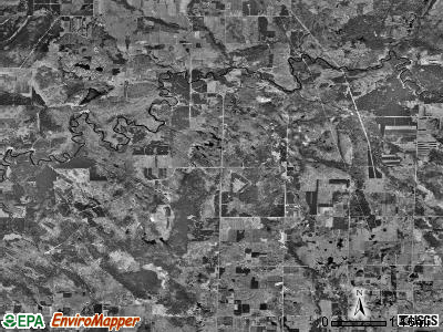 Greenwood township, Michigan satellite photo by USGS
