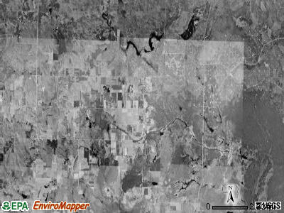Norwich township, Michigan satellite photo by USGS
