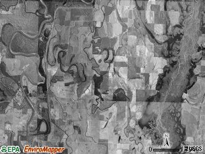 Point township, Arkansas satellite photo by USGS