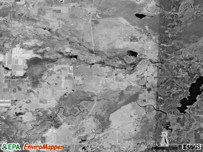 Enterprise township, Michigan satellite photo by USGS