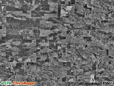 Slagle township, Michigan satellite photo by USGS