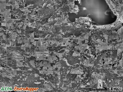 Cherry Grove township, Michigan satellite photo by USGS