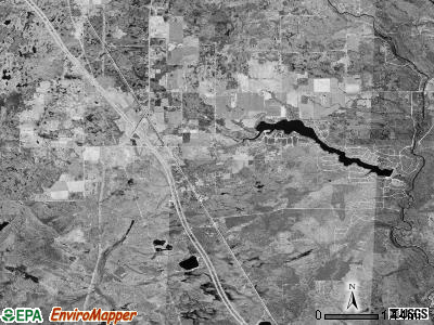 Moffatt township, Michigan satellite photo by USGS