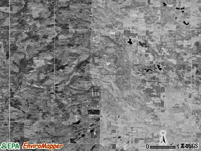 Pinora township, Michigan satellite photo by USGS