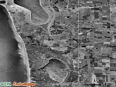 Summit township, Michigan satellite photo by USGS