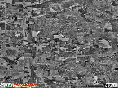 Crystal township, Michigan satellite photo by USGS