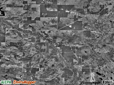 Troy township, Michigan satellite photo by USGS